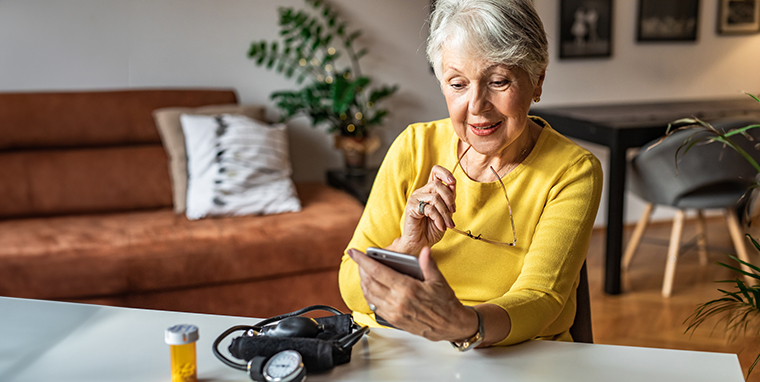 Retiree Prepared For Covid-19 With Arms Crossed And Wearing A Mask